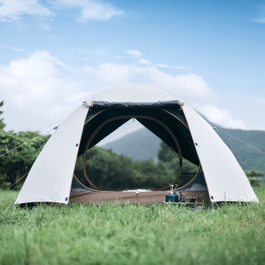 Палатка трехместная Naturehike Greek Style CNK2300ZP024 светло-кофейная