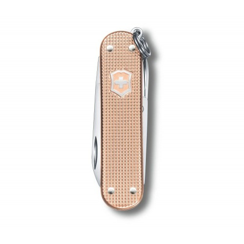 Классический нож-брелок Swiss Army Knife, Classic SD Alox Colors, 58 mm, Fresh Peach, Gift Box