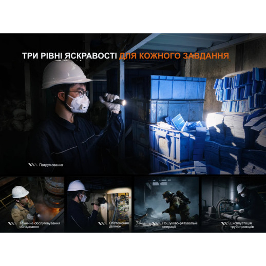 Фонарь ручной взрывобезопасный Fenix WF30RE Spark