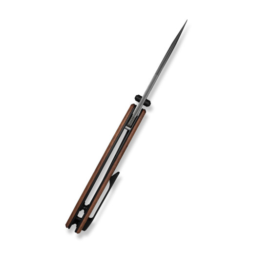 Нож складной карманный Civivi Clingman (7.6 см) Damascus / Guibourtia Wood дерево