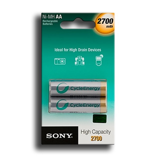 Аккумулятор AA Sony NHAAB2F R06 2700mAh 2шт