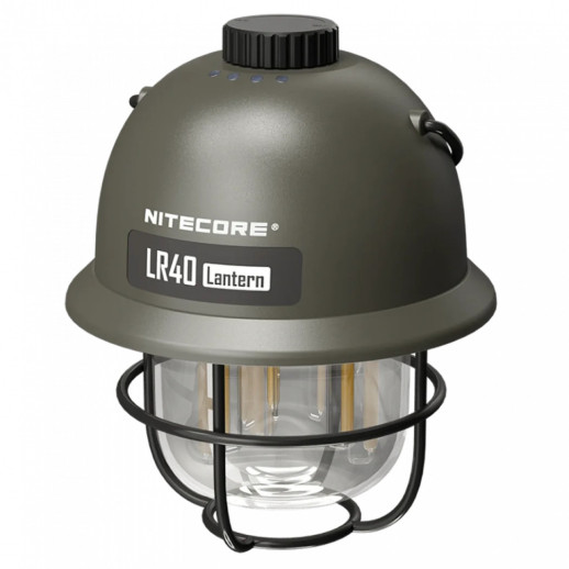 2в1 - Фонарь кемпинговый + Power Bank Nitecore LR40 (100 люмен, USB Type-C), белый