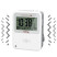 Часы настольные Technoline Vibro WT350 White (WT350)