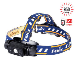 Налобный фонарь Fenix HL60R Cree XM-L2 U2 Neutral White LED (черный, песочный)