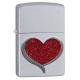 Зажигалка Zippo 205 Glitter Heart 29410