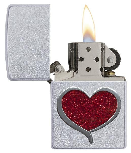 Зажигалка Zippo 205 Glitter Heart 29410