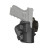 Кобура Front Line открытая поясная кожа для Glock 19/23/32 черный (LKC18B)