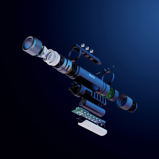 Светодиодный фонарь NexTool 6в1 с магнитом, с функцией powerbank, 1000 лм