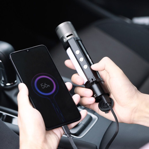 Светодиодный фонарь NexTool 6в1 с магнитом, с функцией powerbank, 1000 лм