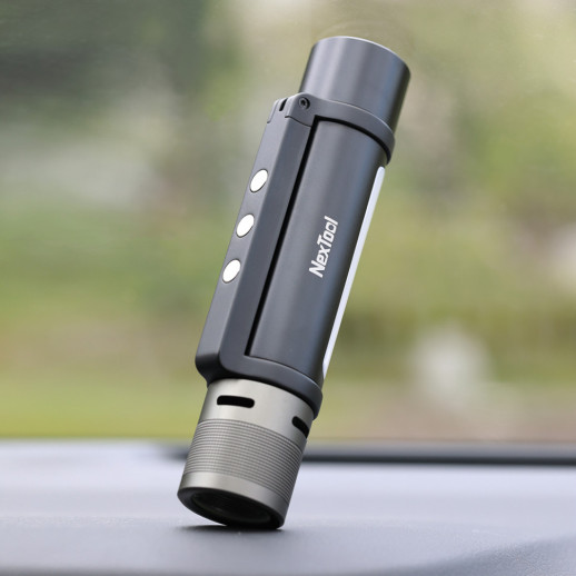 Светодиодный фонарь NexTool 6в1 с магнитом, с функцией powerbank, 1000 лм