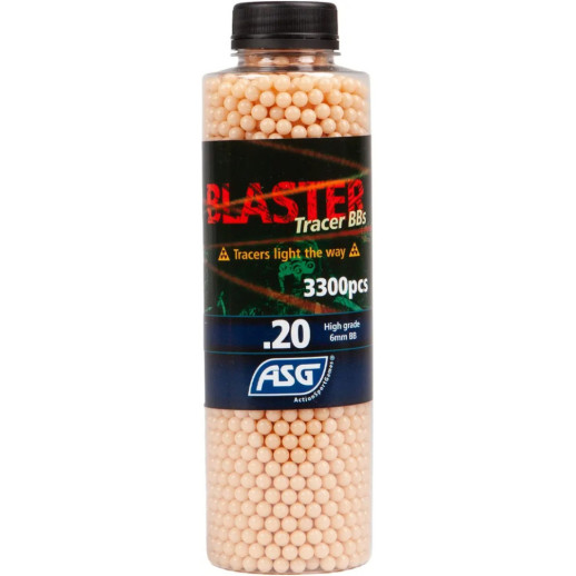 Страйкбольные шарики ASG Blaster Tracer Red 6 мм 0,2г 3300 шт