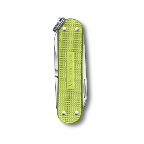 Классический нож-брелок Swiss Army Knife, Classic SD Alox Colors, 58 mm, Lime Twist, Gift Box