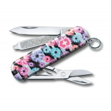 Складной нож-брелок Victorinox Classic Limited Edition 2021 "Dynamic Floral" (0.6223.L2107)