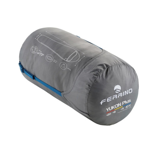 Спальный мешок Ferrino Yukon Plus +4°C Blue Right (86357NBBD)
