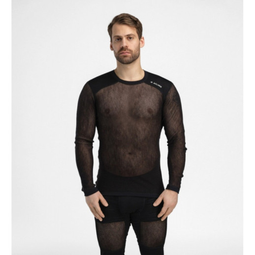Термокофта муж. Aclima WoolNet Light Crewneck M's Jet Black XL