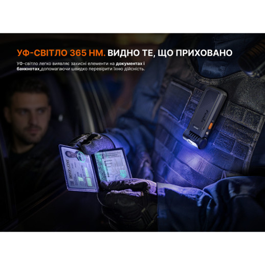 Фонарь ручной Fenix SW06R, черный