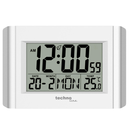 Часы настольные Technoline WS8002 White (WS8002)