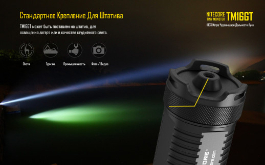 Карманный фонарь Nitecore TM16GT, 3600 люмен