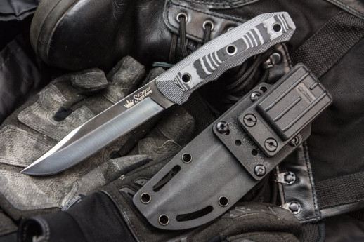 Нож Kizlyar Supreme Enzo сатин, сталь D2, рукоять G10