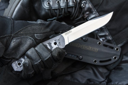 Нож Kizlyar Supreme Enzo сатин, сталь D2, рукоять G10