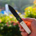 Нож CJRB Locust Black Blade, AR-RPM9, Black PVD Steel+White G10 Inlay white