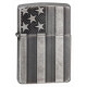Зажигалка Zippo 28973 U.S. Flag Armor Antique Silver Plate 28974