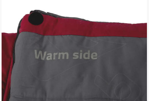 Спальный мешок Bo-Camp Uda Cool/Warm Golden -10° красный/серый (3605898)