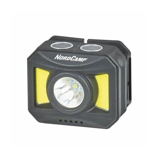 Фонарь налобный Nord Camp 150+140Lm, 3W+COB, 850mAh, White/Red