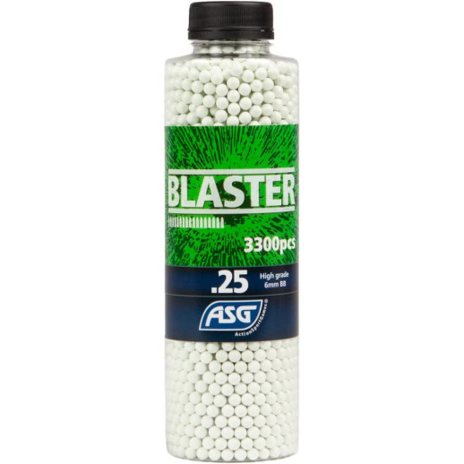 Страйкбольные шарики ASG Blaster White 6 мм 0,25 г 3300 шт