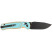 Нож CJRB Shale Black Blade, AR-RPM9, G10 blue/orange