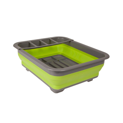 Сушилка для посуды складная Summit Pop Dish Drainer Lime/Grey