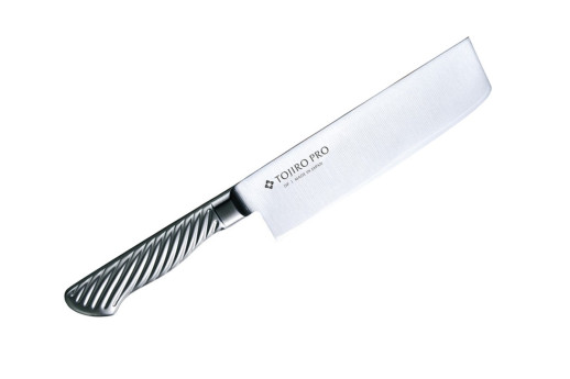 Нож кухонный Tojiro PRO DP 3Layered by VG10 Nakiri 165mm F-894