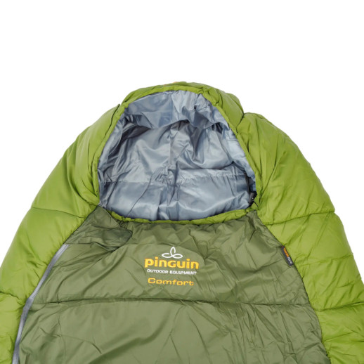 Спальный мешок Pinguin Comfort PFM (-1/-7°C), 175 см - Left Zip, Khaki (PNG 234749)