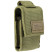 Зажигалка Zippo 236 Blk Crackle Ltr Tactical Pouch OD Green (49400)