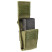 Зажигалка Zippo 236 Blk Crackle Ltr Tactical Pouch OD Green (49400)