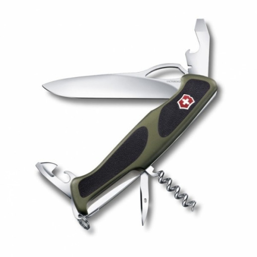 Нож Victorinox RangerGrip 61 0.9553.MC, зеленый