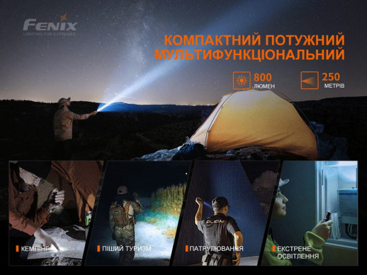 Фонарь ручной Fenix PD25R (Открытая упаковка / ремонт кнопки)