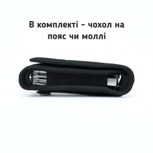 Мультитул профессиональный UAD BlackPhantom 11 инструментов Черный