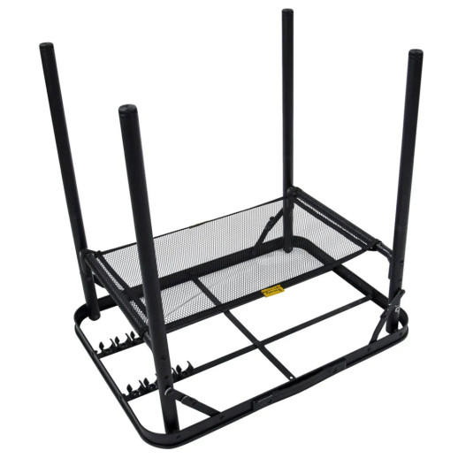 Стол Bo-Camp Garland 60x45 cm Black/Wood look (1404195)