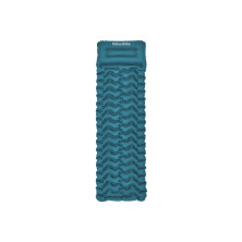 Матрас надувной одинарный Naturehike CNK2550WS019, 65 мм, с мешком для надувания, синий