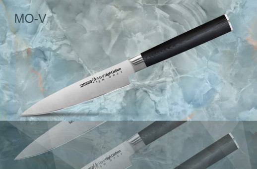 Нож кухонный Samura Mo-V универсальный, 125 мм, SM-0021