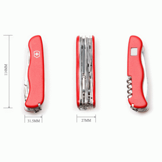 Нож Victorinox WORKCHAMP 0.9064, красный