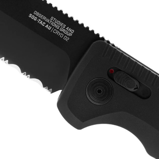 Нож SOG-TAC AU Black/Partially Serrated (SOG 15-38-02-57)