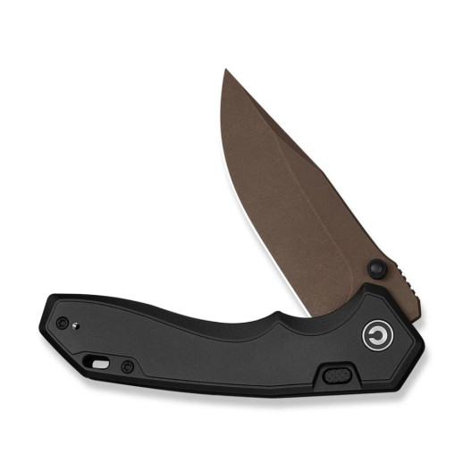 Нож складной туристический Civivi Elite Brova, (8.7 см) CPM S35VN / Aluminum черный