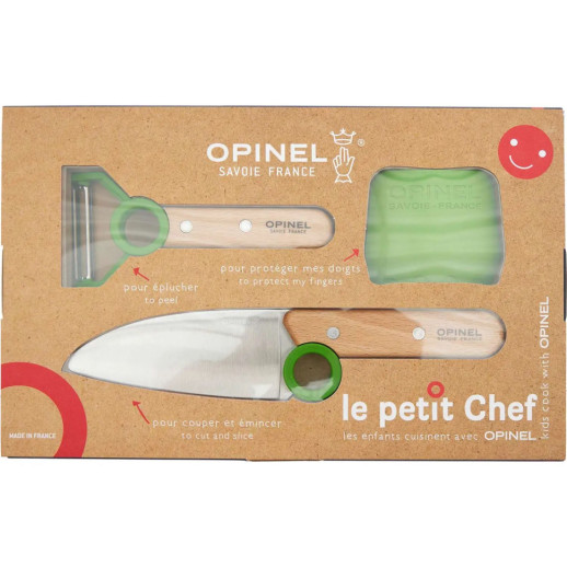 Набор ножей Opinel Le Petite Chef green (002577)