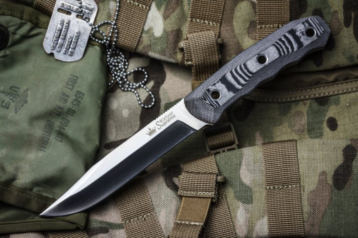 Нож Kizlyar Supreme Enzo сатин, сталь AUS8, рукоять G10