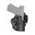 Кобура Front Line открытая поясная кожа для Glock 21/20 черный (LKC19B)
