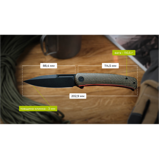 Нож складной Civivi Cetos C21025B-3
