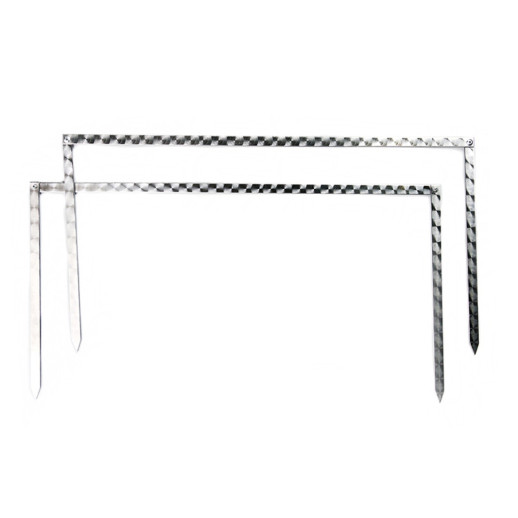 Мангал-рамка (подставка для шампуров) СИЛА 62 х 31 х 1,5 см, из нержавеющей стали 3 мм, с чехлом