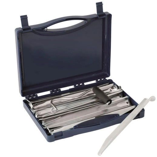 Колышки Outwell Super U Peg Box 24 см 20 шт. Silver (650779)
